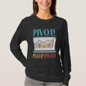 Pivot Analytics Finance Data Science Computer T-Shirt (Vorderseite)