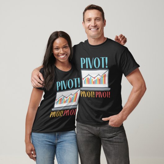 Pivot Analytics Finance Data Science Computer T-Shirt (Unisex)