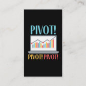 Pivot Analytics Finance Data Science Computer Visitenkarte (Vorderseite)