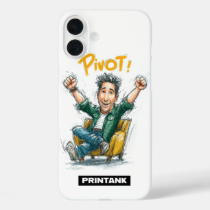 Pivot Cartoon iPhone 16/15 Hülle|Geschenk für Widd 16 Plus Hülle