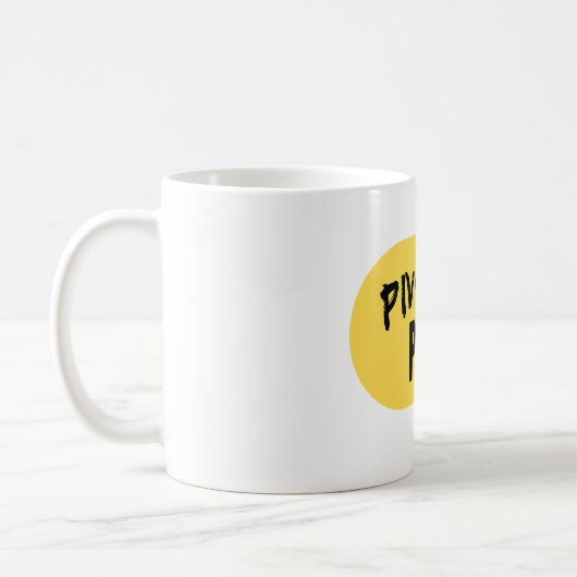 "Pivot... Pivot!' Mug Kaffeetasse (Links)