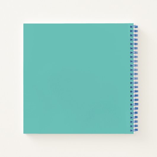 Pivot Table square notebook Notizblock (Rückseite)