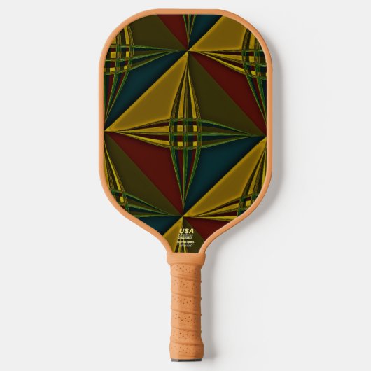 "Pivotal and Colorful"  Pickleball Paddle (Vorderseite)