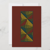 "Pivotal & Colorful" (Personalize) Flat Note Card Mitteilungskarte (Vorderseite)