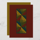 "Pivotal & Colorful" (Personalize) Flat Note Card Mitteilungskarte (Vorne/Hinten)