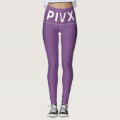 PIVX zPIV Leggings lila (Vorderseite)