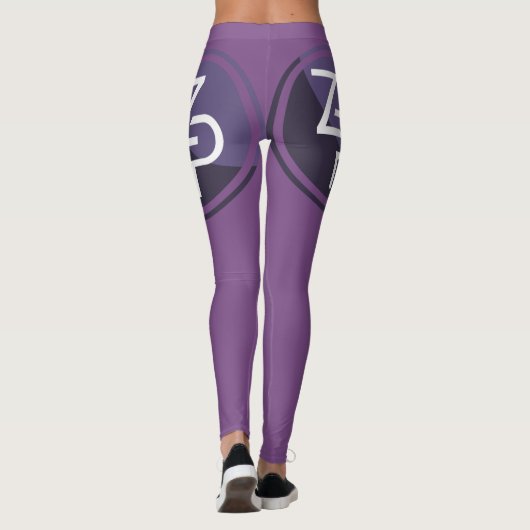 PIVX zPIV Leggings lila (Rückseite)