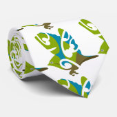 PIWAUWAU , Neuseeland Bird, Rock Wren Krawatte (Gerollt)