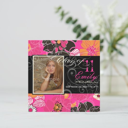 Pix Dezines 2011 Abschluss, Alegre Einladung (Stehend Vorderseite)