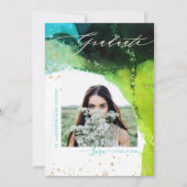 Pix Dezines Abschluss Alkohol Tinte Modernes Abstr Ankündigung (Vorderseite)