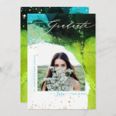 Pix Dezines Abschluss Alkohol Tinte Modernes Abstr Ankündigung (Vorne/Hinten)