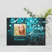 Pix Dezines Abschluss/Tanzsaal Einladung (Stehend Vorderseite)