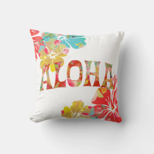Pix Dezines Aloha Hibiskus DIY Hintergrund Kissen