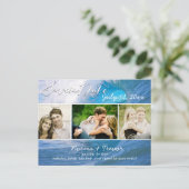 Pix Dezines banzai Pipeline Wellen/Save the Date Ankündigungspostkarte (Stehend Vorderseite)