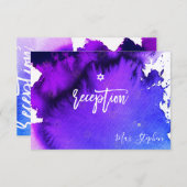 Pix Dezines Bar Mitzvah Celebration Cards ✡ Marine RSVP Karte (Vorne/Hinten)