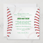 Pix Dezines ✡ Baseball Diamond/Bar Mitzvah Einladung (Rückseite)