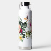 Pix Dezines Blume Tropisches Paradies Trinkflasche (Vorderseite)