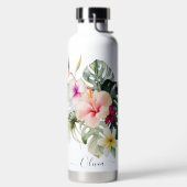 Pix Dezines Blume Tropisches Paradies Trinkflasche (links)