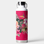 Pix Dezines Blume Tropisches Paradies Trinkflasche (Vorderseite)