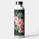 Pix Dezines Blume Tropisches Paradies Trinkflasche (links)