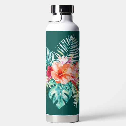 Pix Dezines Blume Tropisches Paradies Trinkflasche (Rechts)