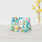 Pix Dezines Boho Dreiecke Mazel Tov/Glückwunsch Karte (Gelbe Blume)