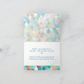 Pix Dezines Boho Dreiecke Mazel Tov/Glückwunsch Karte (Innenseite)