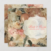 Pix Dezines Bridal Bouquet/diy event Einladung (Vorne/Hinten)