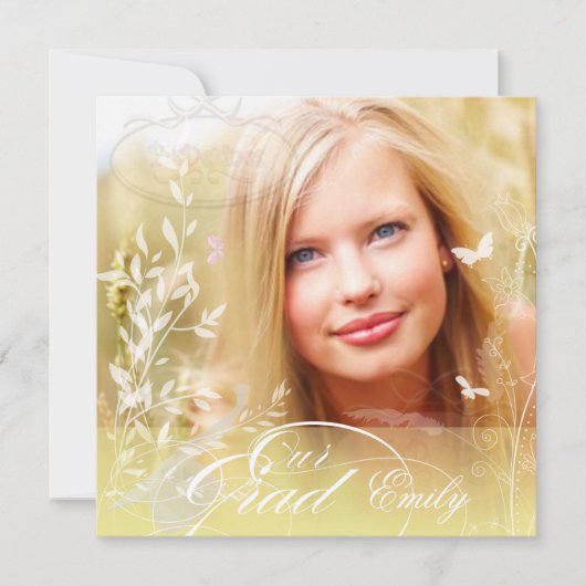 Pix Dezines Butterflies Abschluss Foto Ankündigung (Vorderseite)