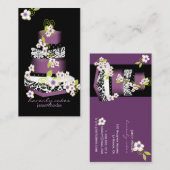 Pix Dezines Cake/Bäckerei/Pâtisserie Visitenkarte (Vorne/Hinten)