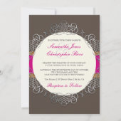 Pix Dezines Chole Filigree|DIY Farben|Orange+Rosa Einladung (Rückseite)