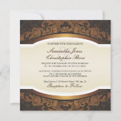 Pix Dezines Cubana Damask Einladung (Rückseite)