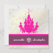 Pix Dezines Cupcakes Wirbel + Kronleuchter Einladung (Vorderseite)