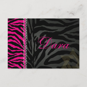 Pix Dezines danke Ihnen rosa Zebra, Bat Mitzvah