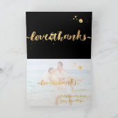 Pix Dezines Dazzle/Imitats Goldspecks/vielen Dank Dankeskarte (Innenseite)