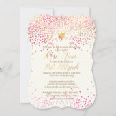 Pix Dezines Dazzled Gold/Imitat Foil/Bat Mitzvah Einladung (Rückseite)
