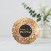 Pix Dezines Dazzled/Neon Speck/Bat Mitzvah ✡ Einladung (Stehend Vorderseite)