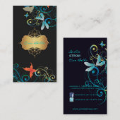 Pix Dezines Dragonflies Butterflies Regenbogen-Wir Visitenkarte (Vorne/Hinten)