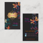 Pix Dezines Dragonflies Butterflies Regenbogen-Wir Visitenkarte (Vorne/Hinten)