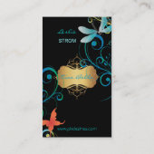 Pix Dezines Dragonflies Butterflies Regenbogen-Wir Visitenkarte (Rückseite)