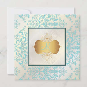 Pix Dezines Étienne Damask Einladung