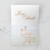 Pix Dezines extravagante Skripte danke Karten (Innenseite)