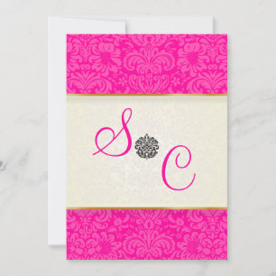 Pix Dezines Fidora Vintag Damaskus Einladung