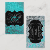 Pix Dezines Fidora Vintag Damaskus Visitenkarte (Vorne/Hinten)