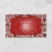 Pix Dezines Fidora Vintag Damaskus Visitenkarte (Rückseite)