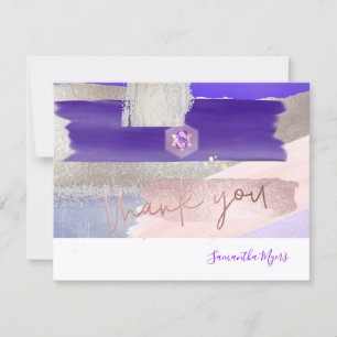 Pix Dezines Garden Rose ✡ Mitzvah Danke ✡ Karten