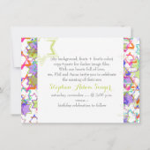 Pix Dezines grunge stars/brit milah Einladung (Rückseite)