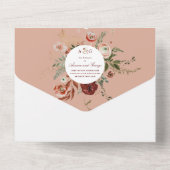 Pix Dezines H2 Herbstliche Blume Wasserfarben Mars All In One Einladung (Rückseite)