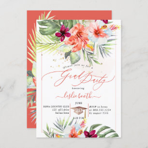 Pix Dezines H2 Tropisches Paradies Luau Abschluss Einladung