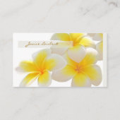 Pix Dezines Hawaii Plumeria Visitenkarte (Rückseite)